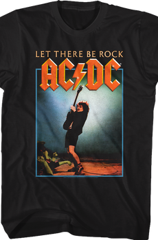 Let There Be Rock Album Cover ACDC Shirt