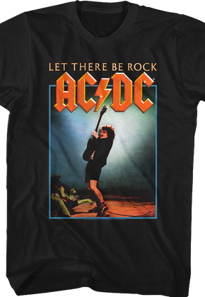 Let There Be Rock Album Cover ACDC Shirt