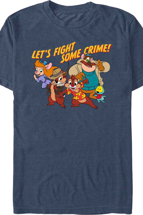 Let's Fight Some Crime Chip 'n Dale Rescue Rangers T-Shirtmain product image