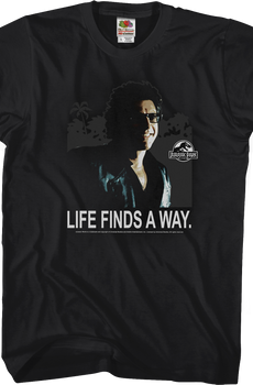 Life Finds A Way Jurassic Park T-Shirt