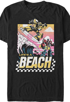 Life's A Beach Transformers T-Shirt