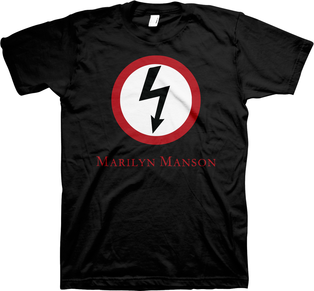 Lightning Bolt Logo Marilyn Manson T-Shirt