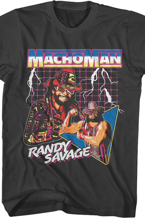 Lightning Collage Macho Man Randy Savage T-Shirtmain product image