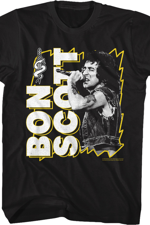 Lightning Frame Bon Scott T-Shirtmain product image