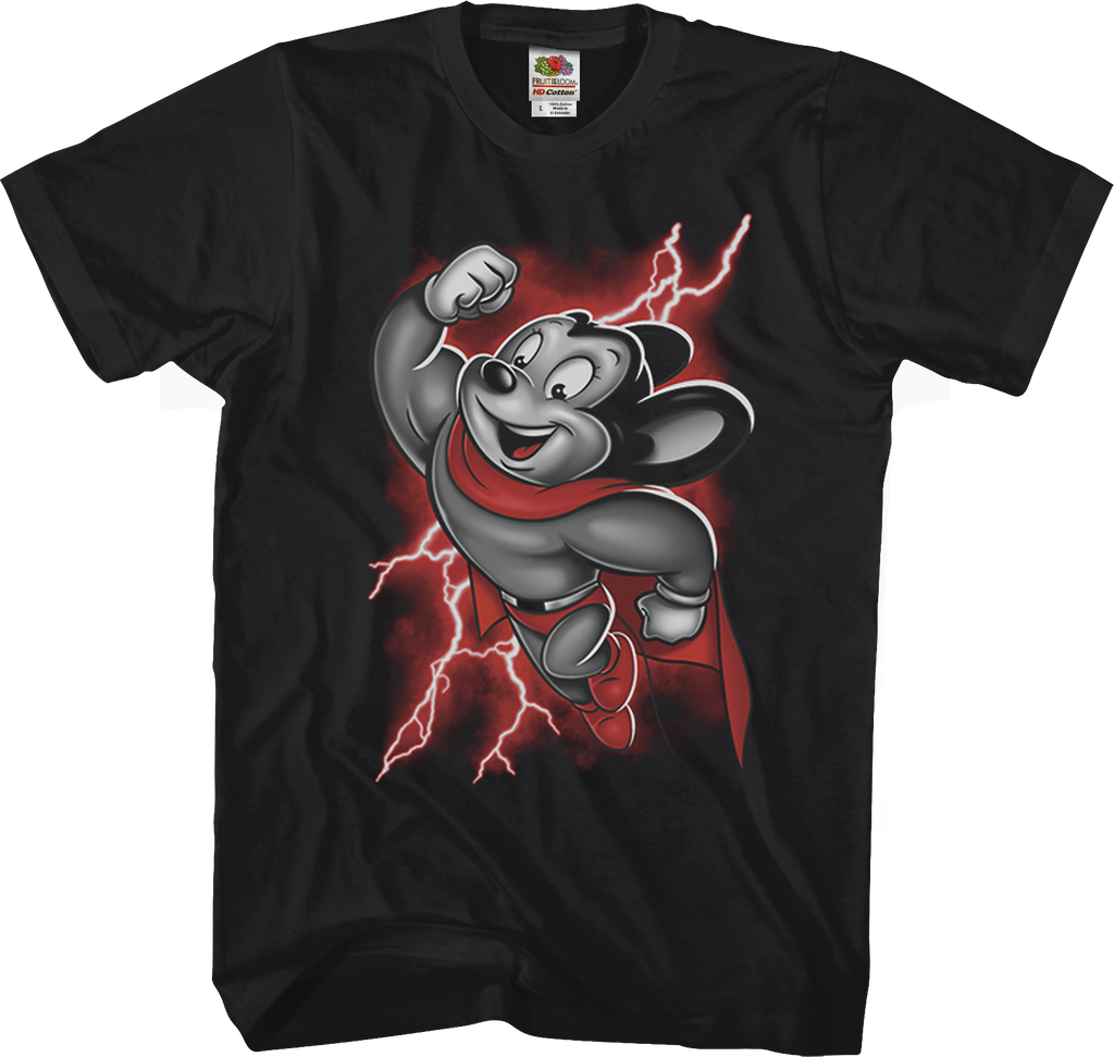 lightning-mighty-mouse-t-shirt