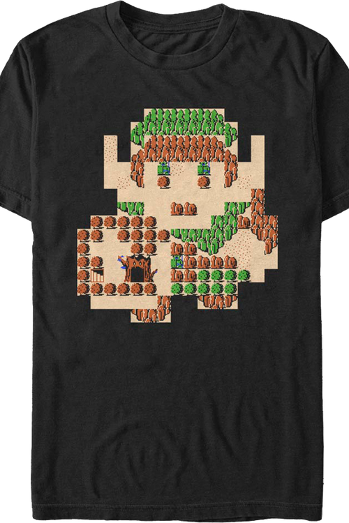 Link Overworld Map Legend of Zelda T-Shirtmain product image