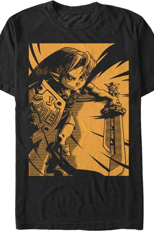 Link Wind Cutter Legend of Zelda T-Shirtmain product image
