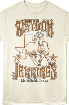 Littlefield Texas Waylon Jennings T-Shirt