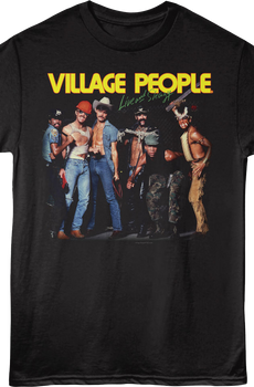 Live and Sleazy Village People T-Shirt