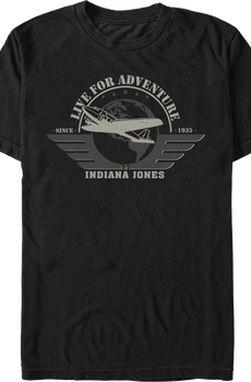 Live For Adventure Indiana Jones T-Shirt