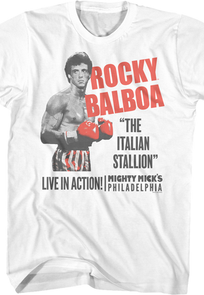 Live In Action Rocky T-Shirt