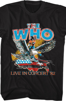 Live In Concert '82 The Who T-Shirt