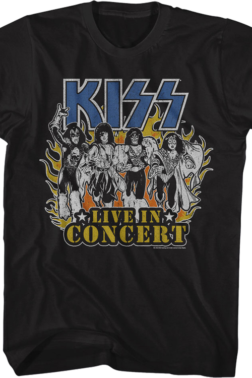 Live In Concert KISS T-Shirtmain product image