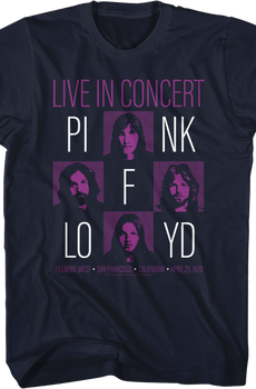 Live In Concert Pink Floyd T-Shirt