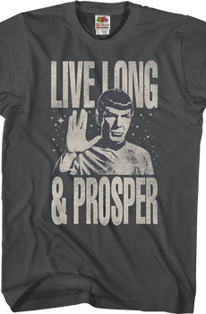 Live Long and Prosper Star Trek T-Shirt