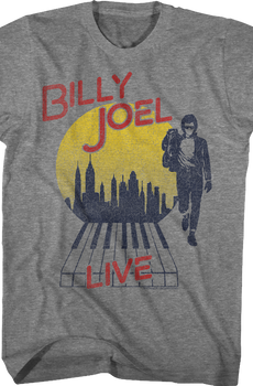 Live Silhouette Billy Joel T-Shirt