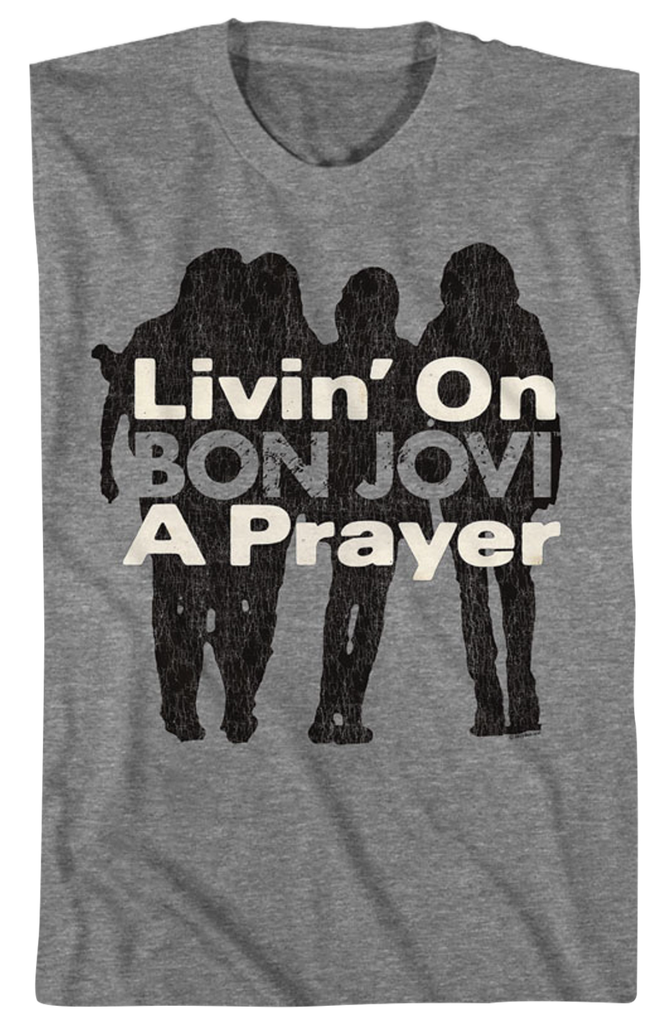 Livin On A Prayer Bon Jovi T Shirt