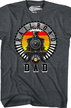 Railroad Dad Lionel Trains T-Shirt
