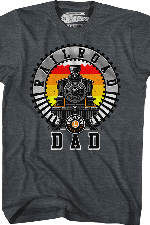 Railroad Dad Lionel Trains T-Shirtmain product image