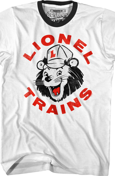 Lenny The Lion Lionel Trains Ringer Shirt