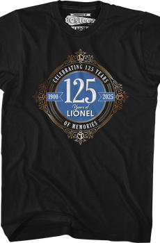 Celebrating 125 Years Of Memories Lionel Trains T-Shirt