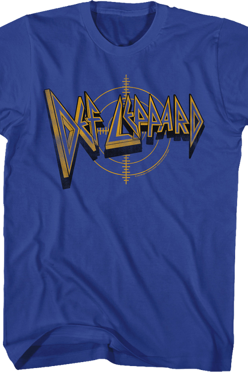 Logo And Crosshairs Def Leppard T-Shirtmain product image