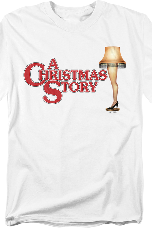 Logo & Leg Lamp Christmas Story T-Shirtmain product image