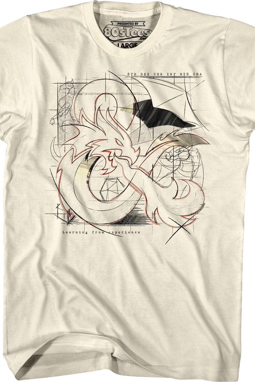 Logo Sketch Dungeons & Dragons T-Shirtmain product image