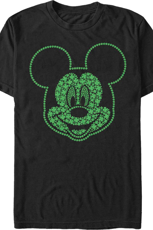 Lucky Mickey Mouse Four-Leaf Clovers Disney T-Shirtmain product image
