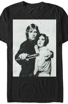 Luke Skywalker and Princess Leia Star Wars T-Shirt
