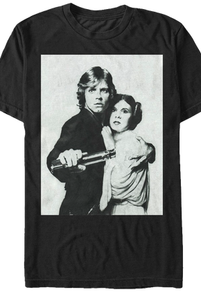 Luke Skywalker and Princess Leia Star Wars T-Shirt