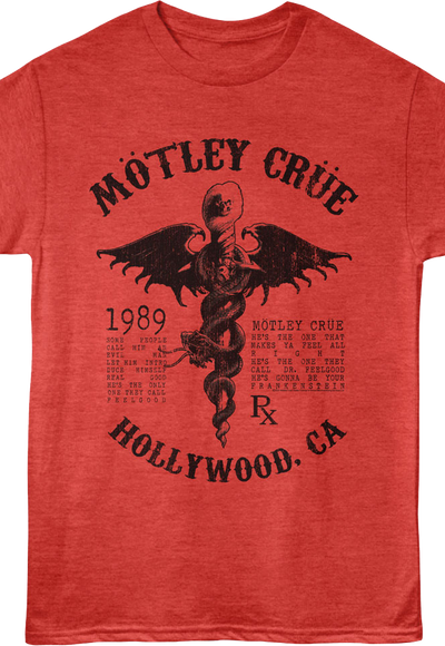 1989 Dr. Feelgood Motley Crue T-Shirt