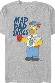 Mad Dad Skills Simpsons T-Shirt