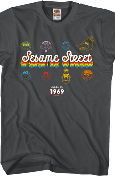 Made in 1969 Sesame Street T-Shirt