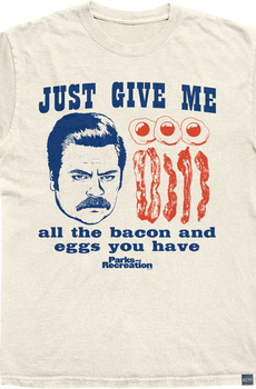 Made In USA Bacon And Eggs Parks And Recreation T-Shirt