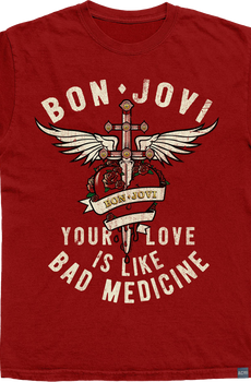 Made In USA Bad Medicine Bon Jovi T-Shirt