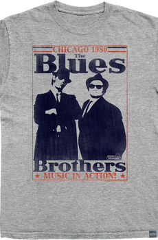 Made In USA Chicago 1980 The Blues Brothers T-Shirt