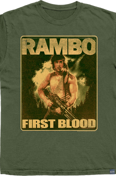 Made In USA First Blood Rambo T-Shirt