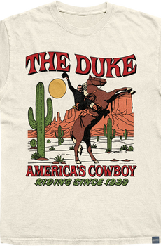 Made In USA John Wayne Americas Cowboy T-Shirt