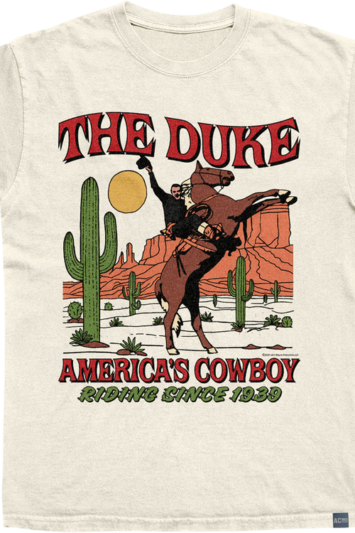 Made In USA John Wayne Americas Cowboy T-Shirtmain product image