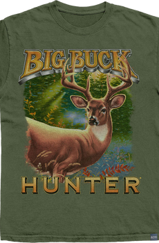 Made In USA Logo and Deer Big Buck Hunter T-Shirt