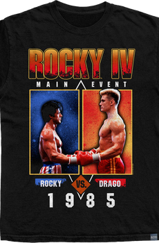Made In USA Main Event Rocky Vs. Drago 1985 Rocky IV T-Shirt