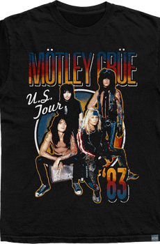 Made In USA Motley Crue US Tour '83 T-Shirt