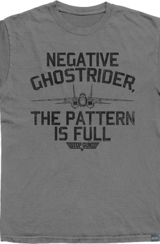 Made In USA Negative Ghostrider Top Gun T-Shirt