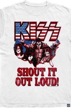 Made In USA Shout It Out Loud KISS T-Shirt