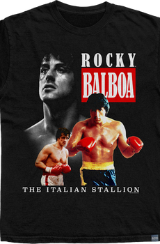 Made In USA Three Times the Stallion Rocky T-Shirt