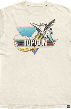 Made In USA Vintage Fade Top Gun T-Shirt