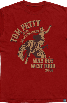 Made In USA Way Out West Tour 2001 Tom Petty T-Shirt