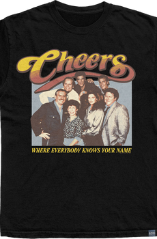 Made In USA Where Everybody Knows Your Name Cast Cheers T-Shirt