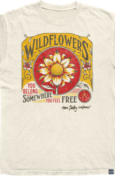 Made In USA Wildflowers Tom Petty T-Shirt